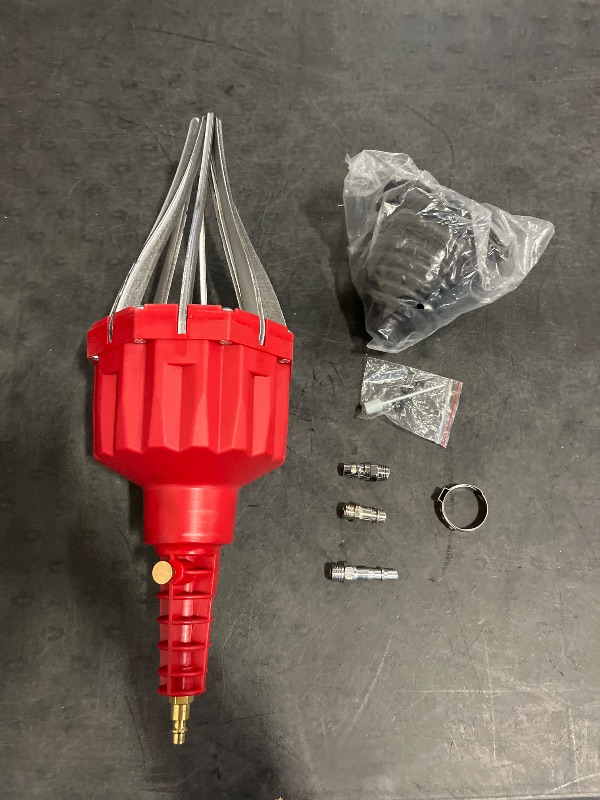 Photo 1 of Dasbecan Universal Pneumatic CV Boot Expander Tool, CV Axle Boot Installation Tool, CV Joint Boot Spreader Removal Tool Kit Compatible with BMW UTV ATV (Red)