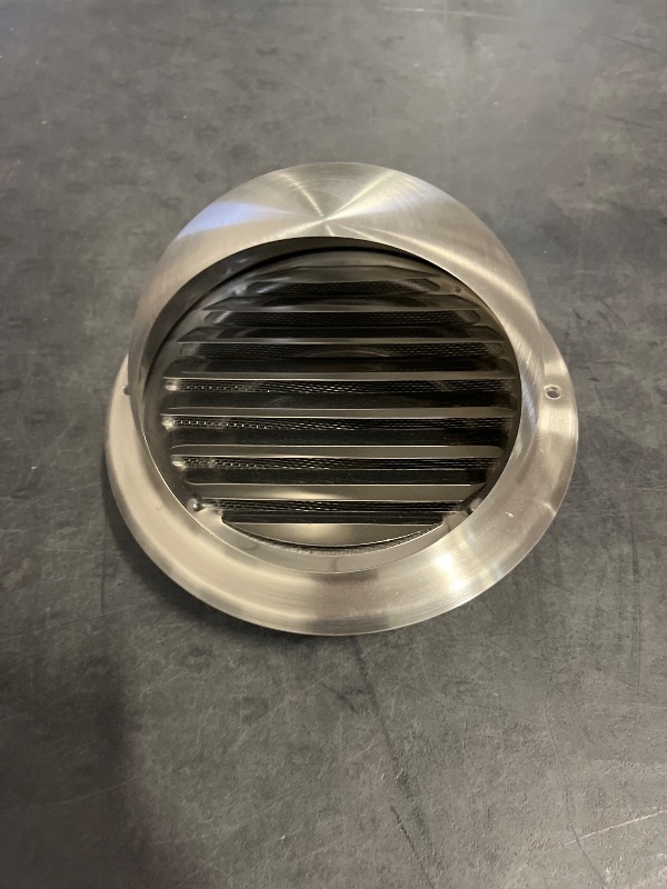 Photo 1 of 6-Inch Round Dryer Vent Covers Outdoor, Stainless Steel exhaust vent for House