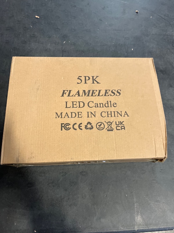 Photo 1 of 5 Pack Flickering Flameless Candles, Most Realistic LED Candles with Remote and Timer, Battery Operated Candles for Valentines Home Wedding Birthday Decoration