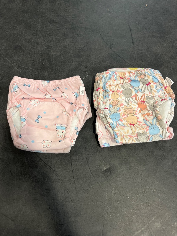 Photo 1 of 6pack Training Briefs - Soft Breathable Toilet Training Pants for Girls, Assorted designs