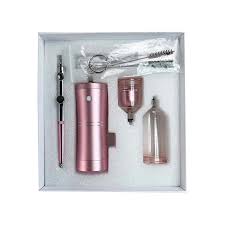 Photo 1 of Top Facial Airbrush Spray Gun Oxygen Injector Hydrate Cleanse Mini Air Compressor Kit Nano Mist Sprayer for Makeup Cake Nail Art