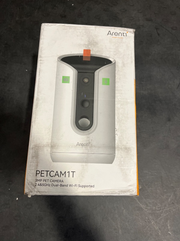 Photo 1 of Arenti Dog Treat Camera Petcam3T 2K UHD Intelligent 5GHz & 2.4GHz Wi-Fi Connection