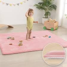 Photo 1 of 118" x 79" HulooSleep Relax Mat - Soft Foam Play Mat (pink)