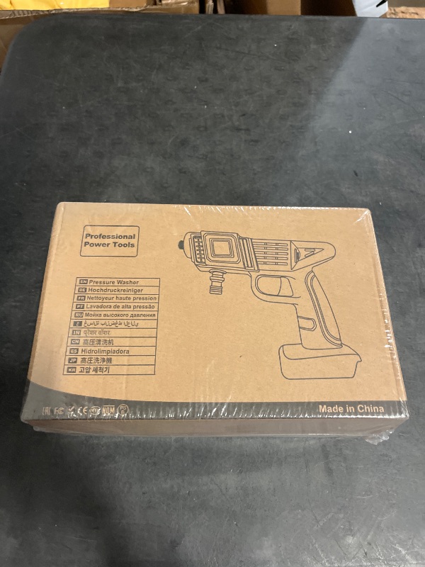 Photo 1 of Cordless Portable Power Cleaner, Handheld High-Pressure Car Washer Gun, 2*Battery & Charger Included, 2 Pressure Tip