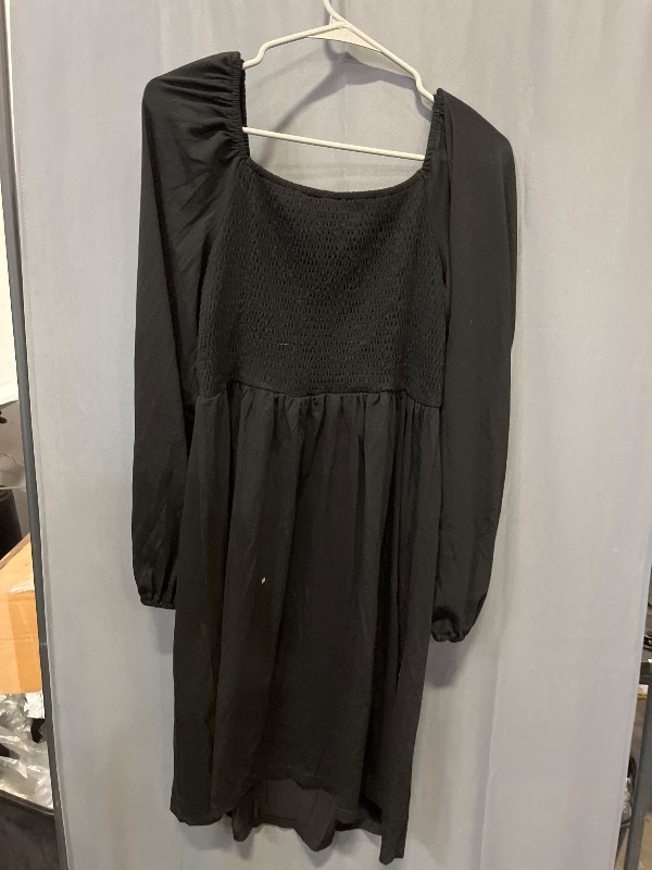 Photo 1 of Size M Black long sleeve smocked dress