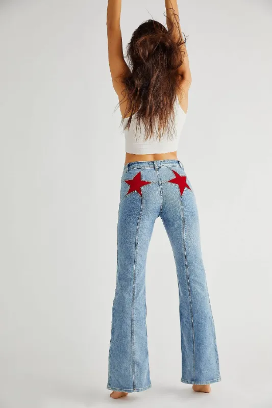 Photo 1 of Size L We The Free Firecracker Flare Jeans at Free People