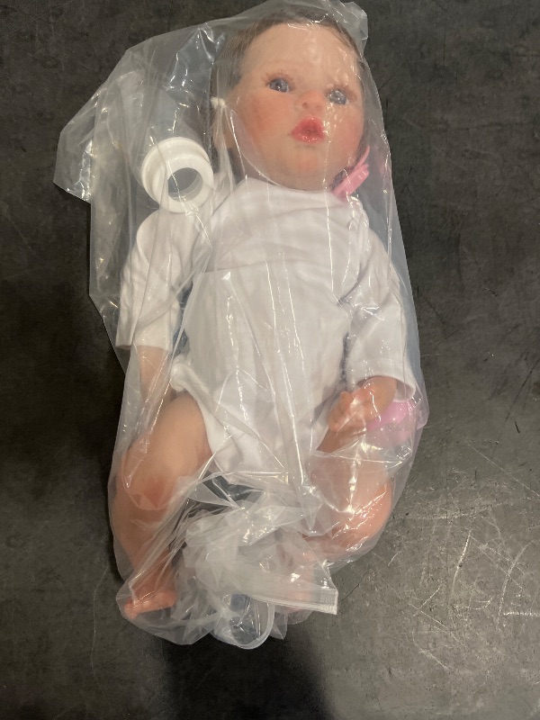 Photo 1 of 20-Inch Realistic Reborn Baby Doll with Hand-Painted Details – Baby Dolls with Accessories Lifelike Doll Toy Gift for Kids 3+