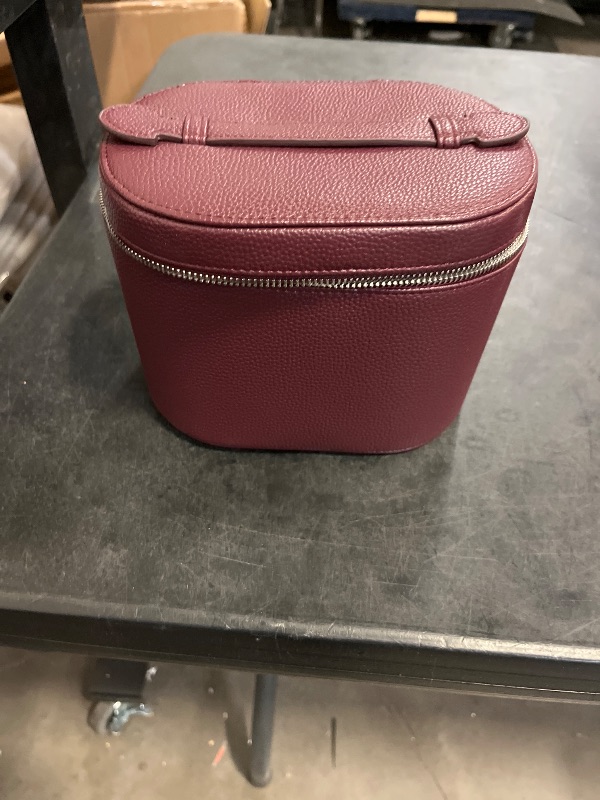 Photo 1 of AZD Vanity Case Makeup Bag with Removable Organizer Divider, Travel Toiletry Cosmetic Organizer for Women