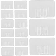 Photo 1 of 50pcs Outdoor String Light Clips Self-Adhesive Cable Holders for Easy Installation for Christmas Decorations Weatherproof Hooks for Garden and Patio Lighting