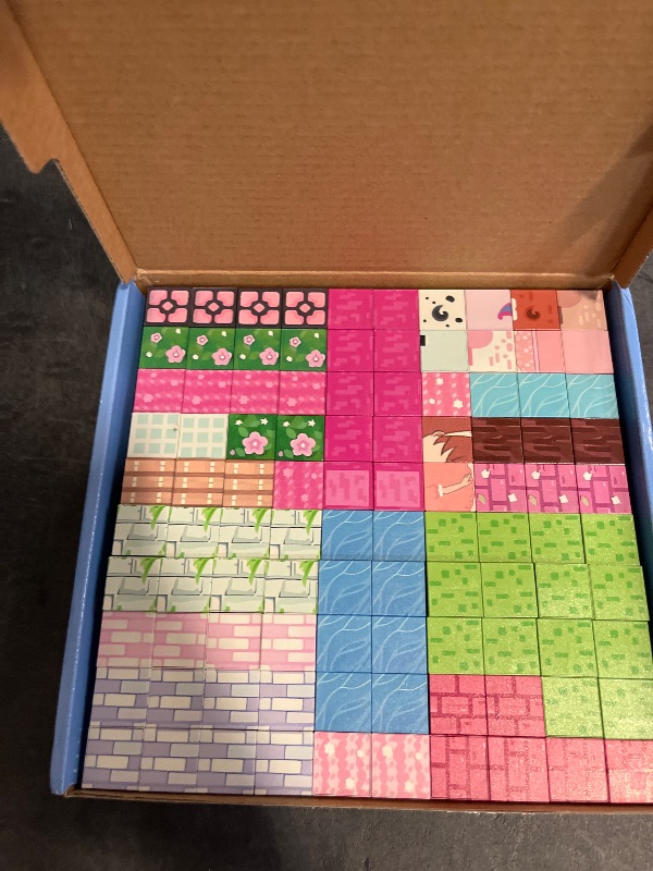 Photo 1 of 100pcs STEM Magnetic Blocks & Cubes
