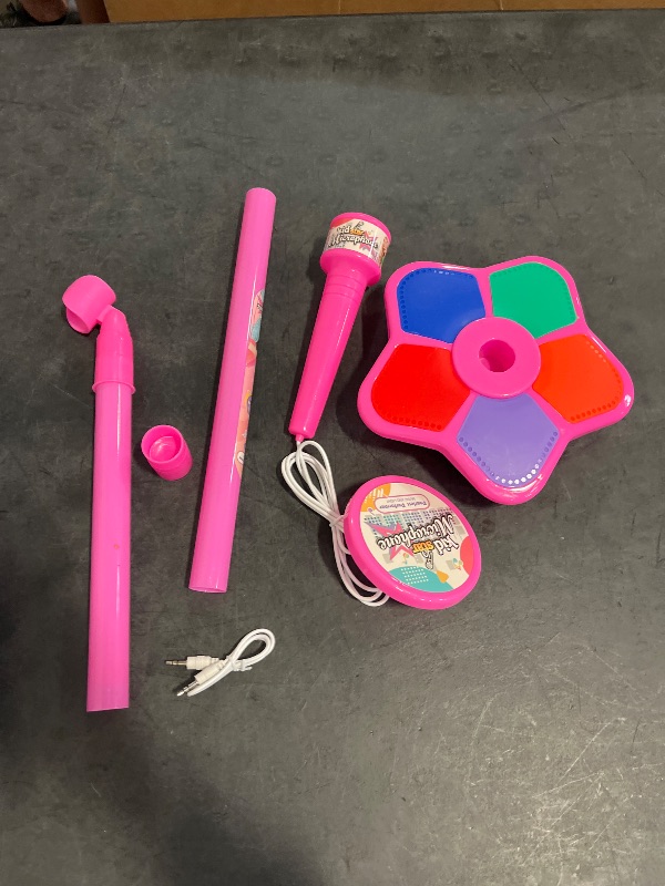 Photo 1 of Karaoke Gaming Microphone Toys With Stand,Microphone Toys With Data Adapter To Connect Mp3, Mp4(39Inch)