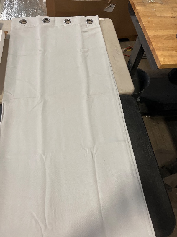 Photo 1 of 52 X 84 2 Panels light gray Linen Curtains Burg For Living Room,