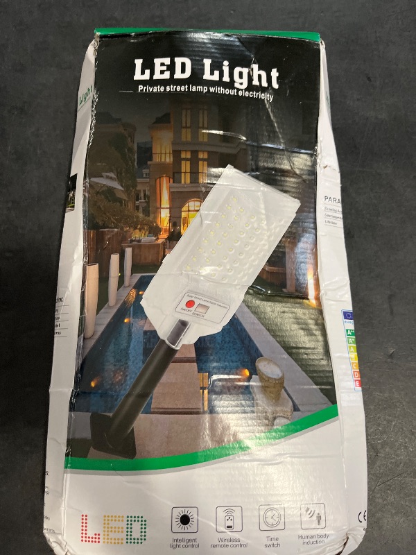 Photo 1 of led solar street light human sensor