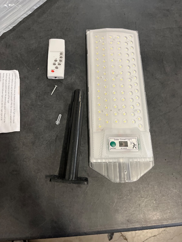 Photo 1 of led solar street light human sensor
