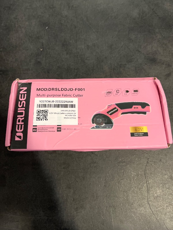 Photo 1 of Electric Scissors, Rechargeable Via USB with A Lithium Battery, Featuring A Safety Lock And An Ergonomic Non-Slip Grip, Ideal for Cutting Cardboard, Fabric, Leather, And Clothing