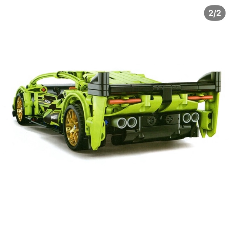 Photo 1 of 452Pcs- Car Model kit with movable parts