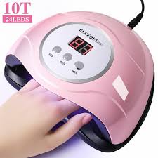 Photo 1 of Portable LED UV Nail Lamp, Nail Dryer With Auto Sensor/3 Timer Settings, Professional Curing Light For Gel Polish, Nail Art Tools