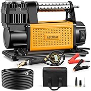 Photo 1 of AstroAI T6 Offroad Air Compressor, 12 V Portable Air Pump with 7.06 CFM, AirCtrl, ¼ NPT Quick Connector, Heavy-Duty Truck Tire Inflator, Max 150 PSI for 4 × 4 SUV Vehicle RV ATV