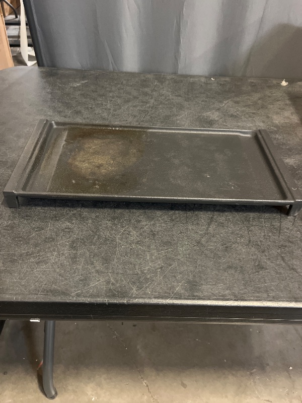 Photo 1 of Upgraded WB31X24738 Cast Iron Griddle Replacement for GE Stove Parts WB31X24998 GE Stove Top Griddle WB31X49806 General Electric Gas Range Cooktop Center Griddle Plate JGB700SEJ4SS Flat Top Pan