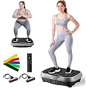 Photo 1 of ALSO GO Vibration Plate Exercise Machine for Lymphatic Drainage, 10 Preset Modes & 200-Level Vibrating Platform Machine for Weight Loss/Body Workout, Home Gym Fitness Shake Plate with Resistance Bands