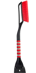 Photo 1 of FOVAL 27" Snow Brush with Wider Ice Scraper (4.73" Width), Snow Removal Tool Car Brush with Ergonomic Comfortable Foam Grip for Cars, Trucks, SUVs, Windshield (Heavy Duty ABS, PVC Brush)