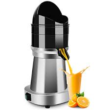 Photo 1 of YUANHAO Commercial Electric Citrus Juicer Machine, 120V 1400 RPM with 3 Reamers & Splash Guard, Stainless Steel Automatic Orange/Lemon/Grapefruit Juicer for Bars, Restaurants, Home Use