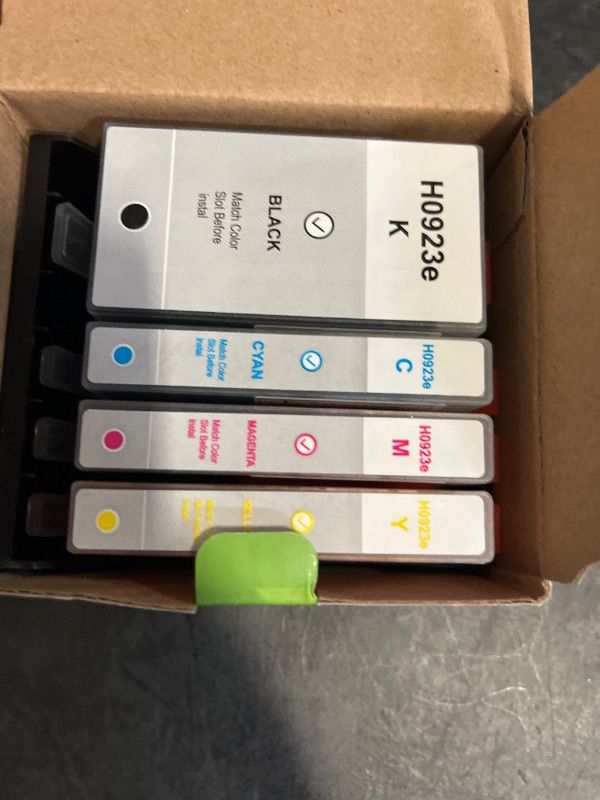 Photo 1 of ANKINK Compatible HP 923XL 923e Black Color Combo Pack Ink Cartridges 4 PACK
