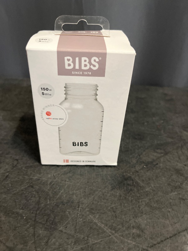 Photo 1 of BIBS Baby Bottle 5 oz / 150 ml - BPA-Free, Dishwasher Safe - Compatible with BIBS Bottle Sets (Sold Separately)