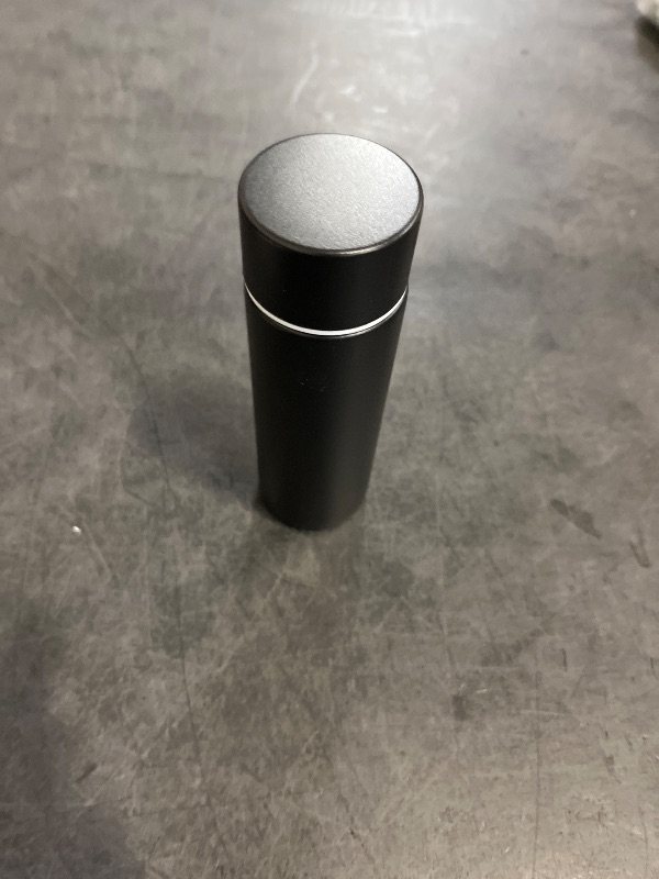 Photo 1 of Cute Small Water Bottle, 4.4 Fl. Oz, Black Powder Coated, Mini Slim Flask for Women, Portable Skinny Purse Water Bottle, Vacuum Insulated Reusable Leak Proof Stainless Steel Cup