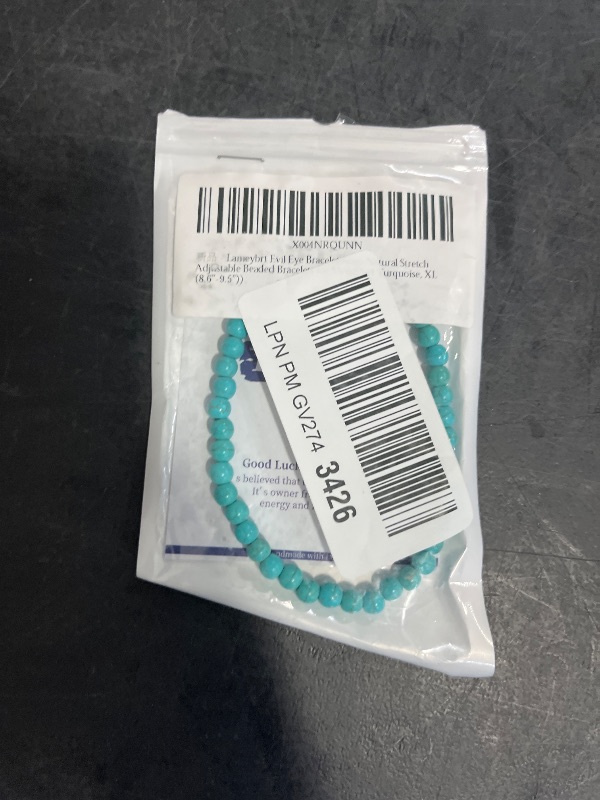 Photo 1 of Evil Eye Bracelet 6mm Boho Beaded Bracelets for Men Gift for Birthday/Anniversary/Christmas