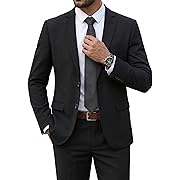 Photo 1 of Size XL  COOFANDY Men's 2 Piece Suits Classic Fit 2 Button Dress Suits Tuxedo Jacket Blazer for Wedding Business Dinner Prom