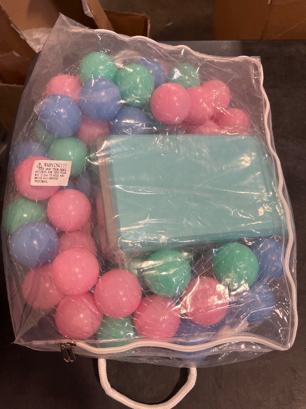 Photo 1 of Dog Ball Pit with Balls Included, 31.5 Inch Foldable Dog Ball Pool for Small Dogs, with Bright Colors 100 Balls, Easy to Clean and Storage, Round Play Pits for Dogs Indoor and Outdoor Activities