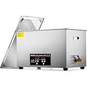 Photo 1 of CREWORKS 30L Digital Ultrasonic Cleaning Machine with Heater and Timer, 600W Stainless Steel Ultrasonic Cleaner Machine, 7.9 gal Ultrasonic Parts Cleaner for Retainer Glasses Auto Tool Machine Part