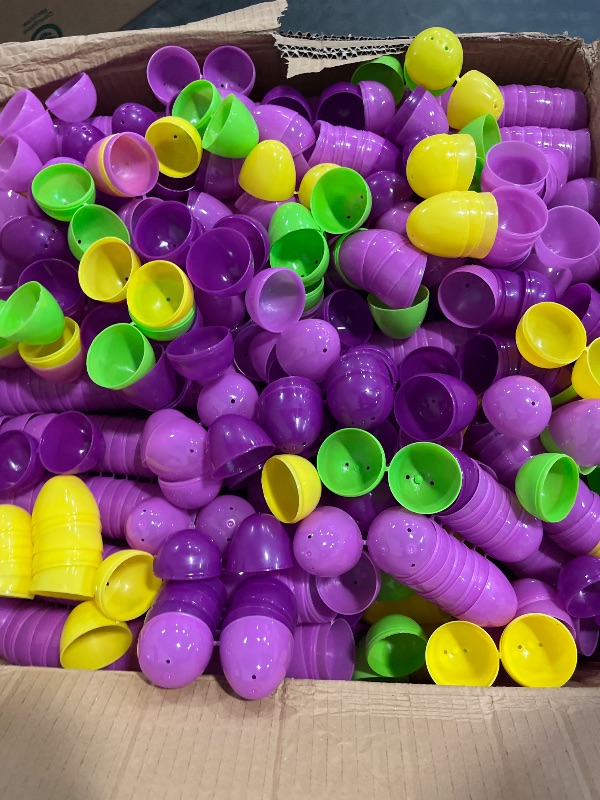 Photo 1 of 2024 Pcs Plastic Easter Eggs Bulk,2.3" 2000 Colorful Empty Easter Eggs Fillable and 24 Golden Eggs,Easter Basket Stuffers,Easter Egg Hunt,Community Party Favors,School Easter Activity Prizes