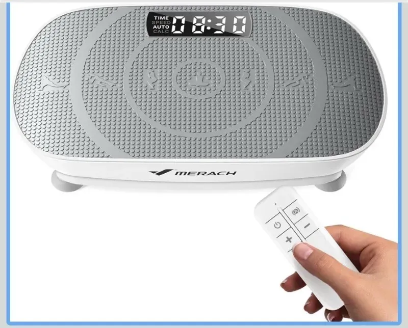 Photo 1 of MERACH Compact Vibration Plate Exercise Machine, Mini Whole Body Vibrating Muscle Toner with Remote Control
