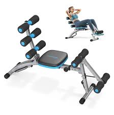 Photo 1 of Ab Trainer Abdominal Workout Bench Exerciser Home Fitness Machine - BLUE&Black