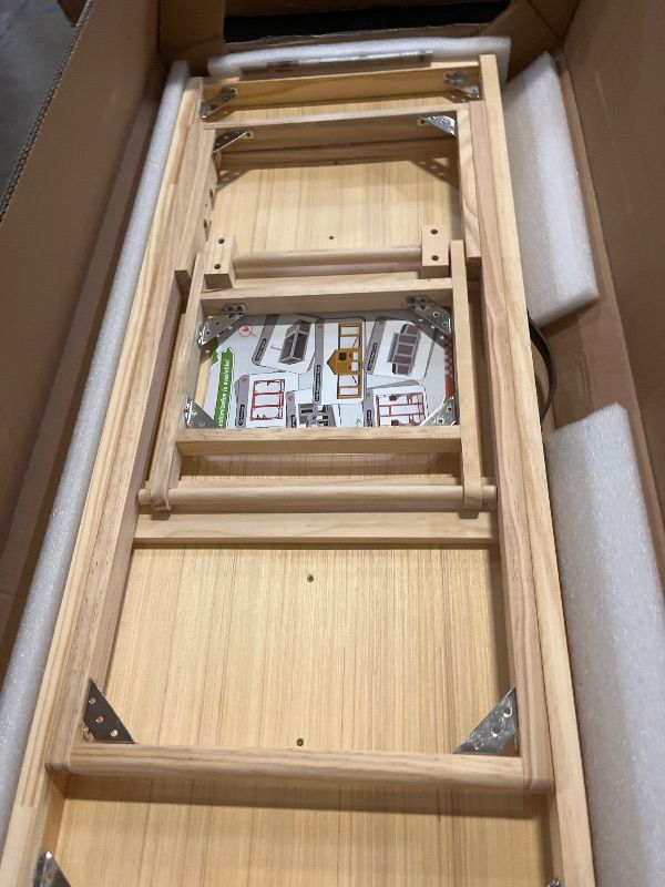 Photo 1 of Wooden Folding Dog Ramp Portable Pet Ramp with Non-Slip Carpet for Car SUV Truck, 38 in.