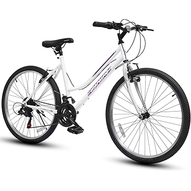 Photo 1 of 26 Inch Carbon Steel Mountain Bike, 21-Speed Dual V-Brake for Adults Teens