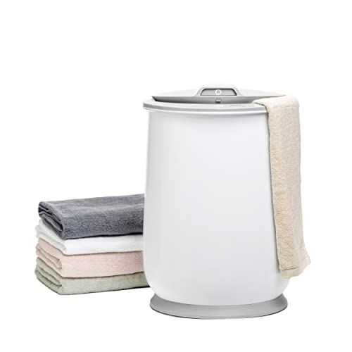 Photo 1 of Smileader Towel Warmer Barrel Bathroom Large Portable Towel Warmer with Safety Lock for Spa, Bathrobe, Blanket and Pajamas Gifts for Her and His Gifts