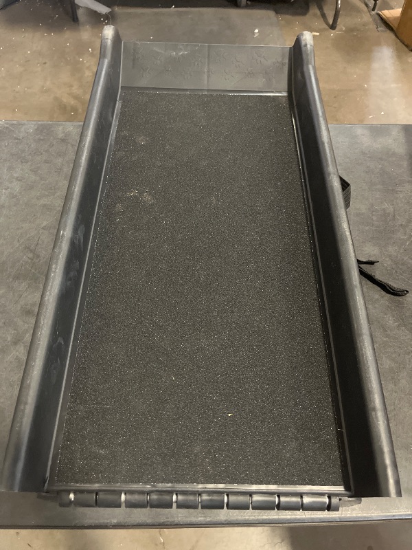 Photo 1 of Coziwow by Jaxpety Foldable Dog Vehicle Ramp, Black, 62-in