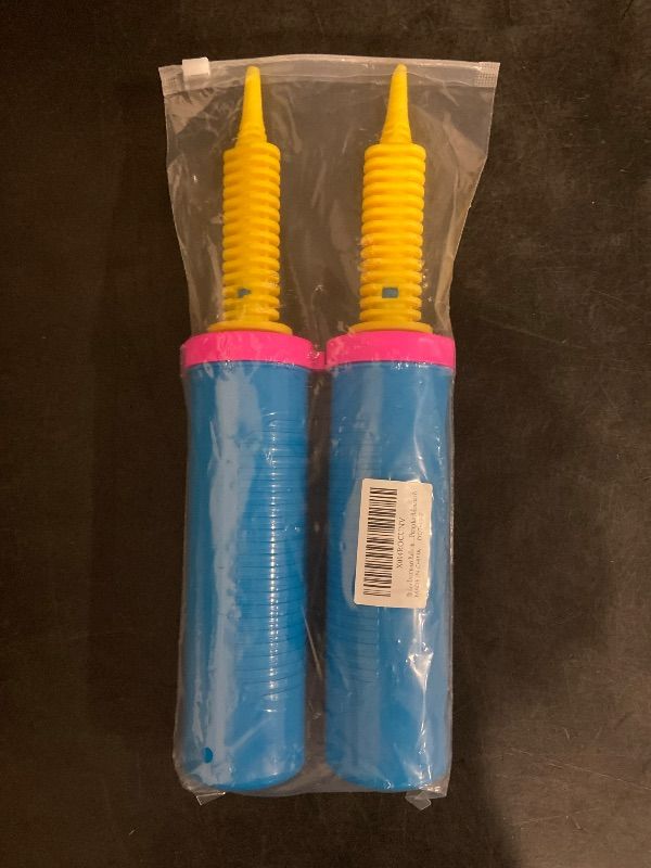 Photo 1 of Balloon Pump Hand Held Two-Way Dual Action -Balloon Inflator Pump -Air Pump for Balloons (2)