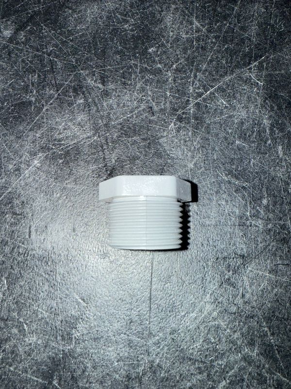 Photo 1 of 3/4" Male x 1/2" Female Threaded Reducer Bushing for PVC Pipe Fitting (Pack of 7) with Carlon E940d-ctn Pvc Conduit Coupling, 1/2"