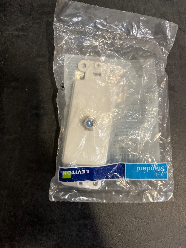 Photo 1 of Decora Wall Jack with F-Type Coaxial Connector, White 40681-W