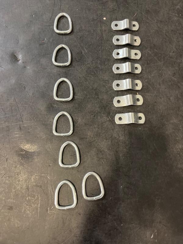 Photo 1 of 14Pack D Rings Car Trailer Flatbed Truck Tie Down Rope Chain Strap Ring|Motors | Parts & Accessories | Car & Truck Parts