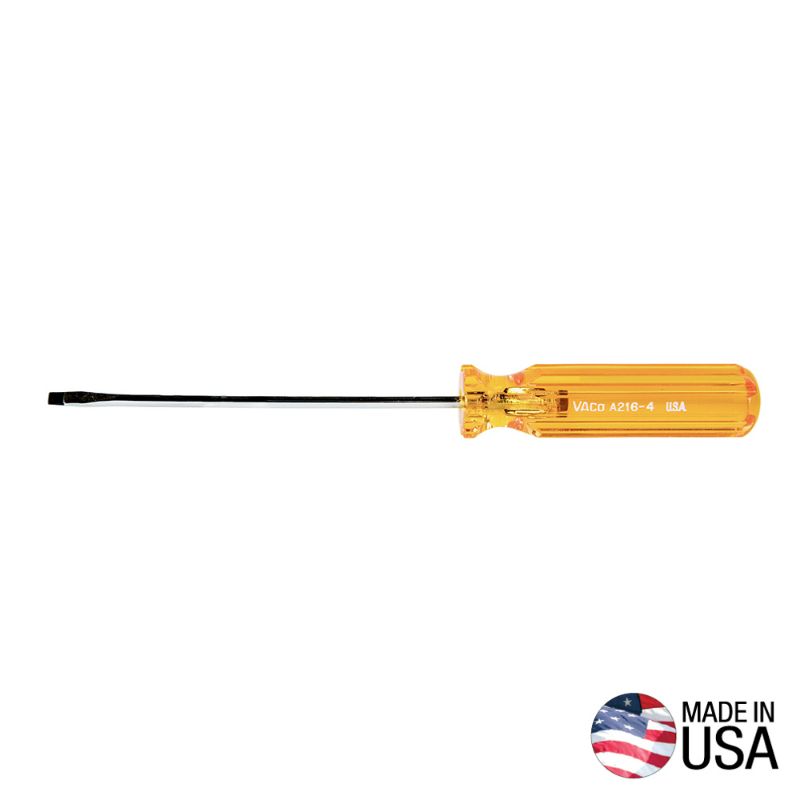 Photo 1 of A216-4
1/8-Inch Cabinet Screwdriver 4-Inch Round Shank