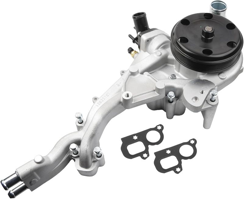 Photo 1 of 12685257 Engine Water Pump compatible with Cadillac Escalade, Chevy Tahoe, Suburban, Silverado, GMC Sierra 1500, Yukon 2014-2020 Replaces 12623753 12668985