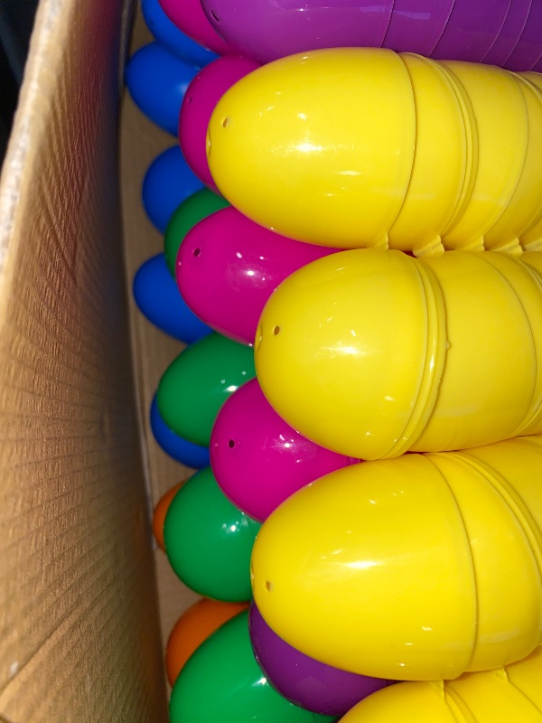 Photo 1 of Easter Eggs 500 PCS Bulk, 2.4" Plastic Fillable Easter Eggs Set with 12 Golden Eggs, Colorful Empty Eggs for Kids Easter Egg Hunt Classroom Prizes Basket Stuffers Easter Party Favors