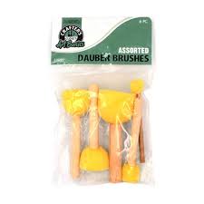 Photo 1 of Crafter's Closet ArtBasics Assorted Dauber Brushes, (6 ct x 4 Pack)