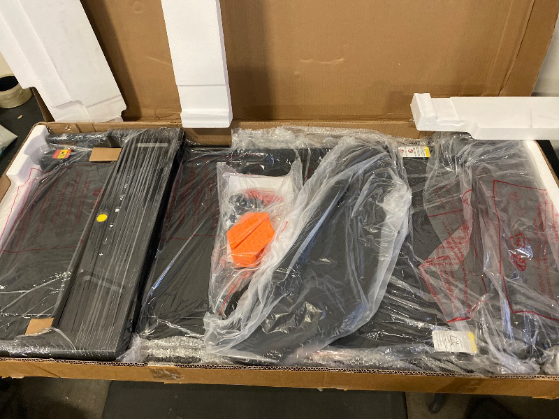Photo 1 of 16% Treadmills for Home with Handle, 3 in 1 Portable Treadmill with Incline, Foldable Treadmill with Three Screen, 12 Preset Programs, 400LBS