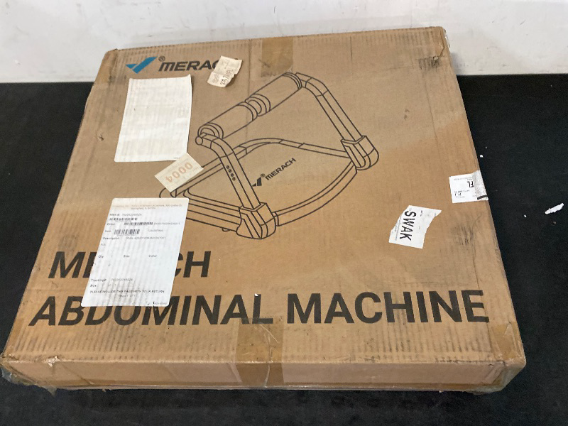 Photo 1 of MERACH Ab Machine, Stomach Workout Equipment with 3 Resistance Levels and Auto-Rebound Feature, Sit-Up Equipment Supporting Up to 330 LBS